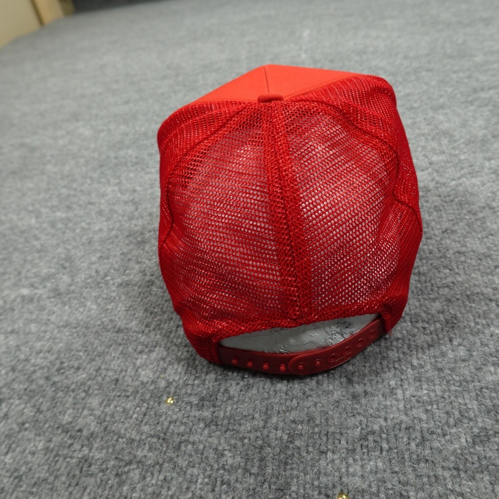 Vintage Kentucky Hat Cap Snap Back Mens Red Trucker Mesh Scrambled Eggs - Picture 5 of 11